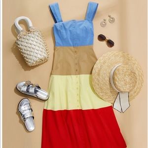 NWT Staud Ariel Dress - Multi